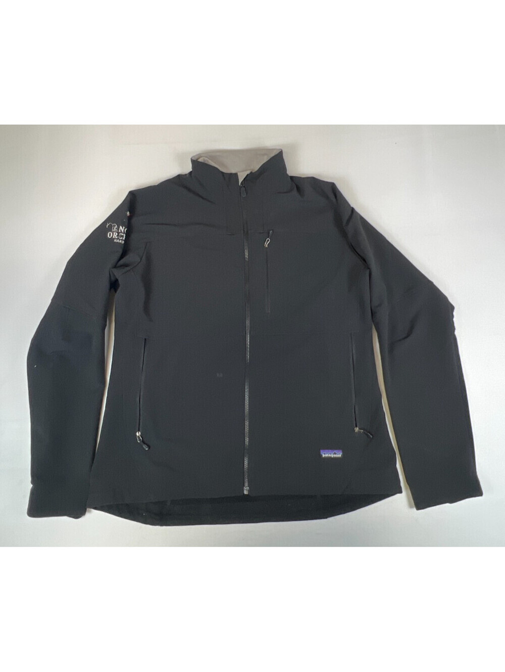 Patagonia Men XL Black Softshell Jacket Full Zip